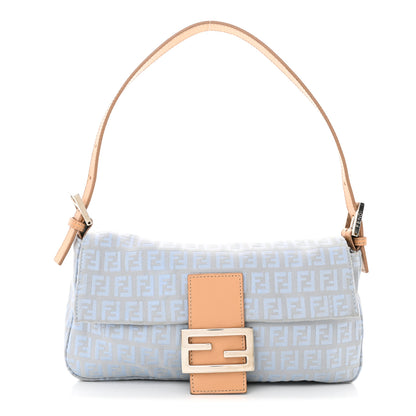 Fendi Zucchino Baguette Celeste Natural 1 of 11
