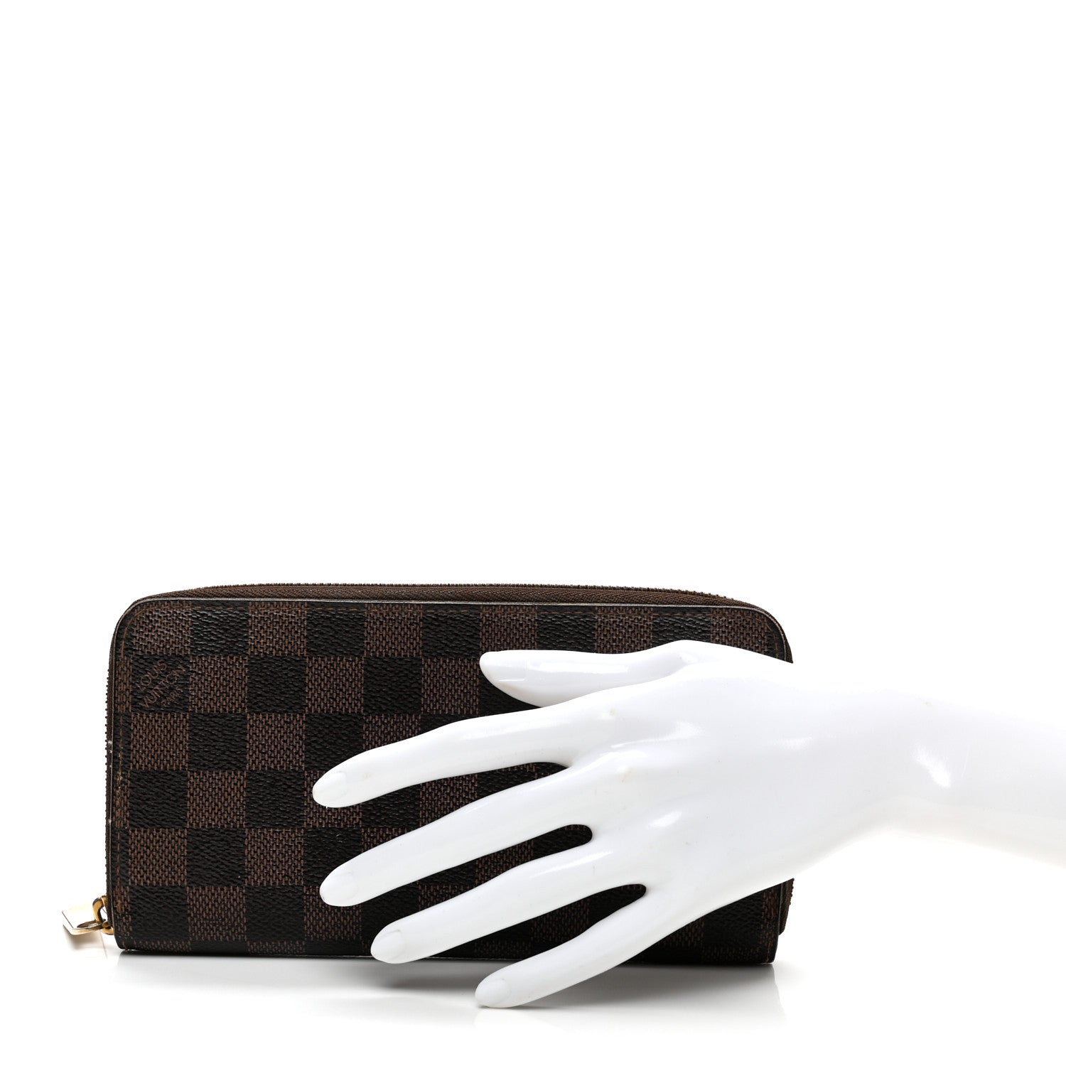 Louis Vuitton Damier Ebene Zippy Wallet 2 of 8