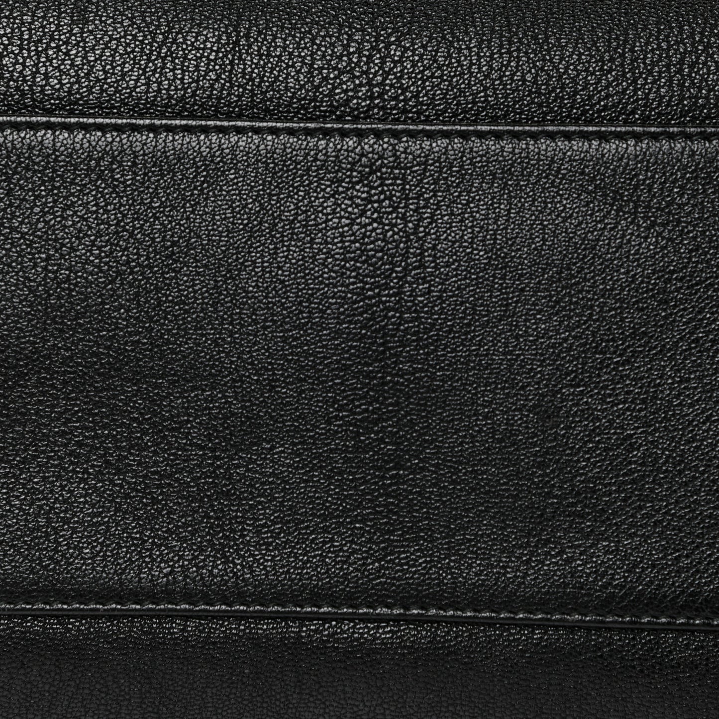 Chevre Silver Metallic Edge Hardware Velo Black