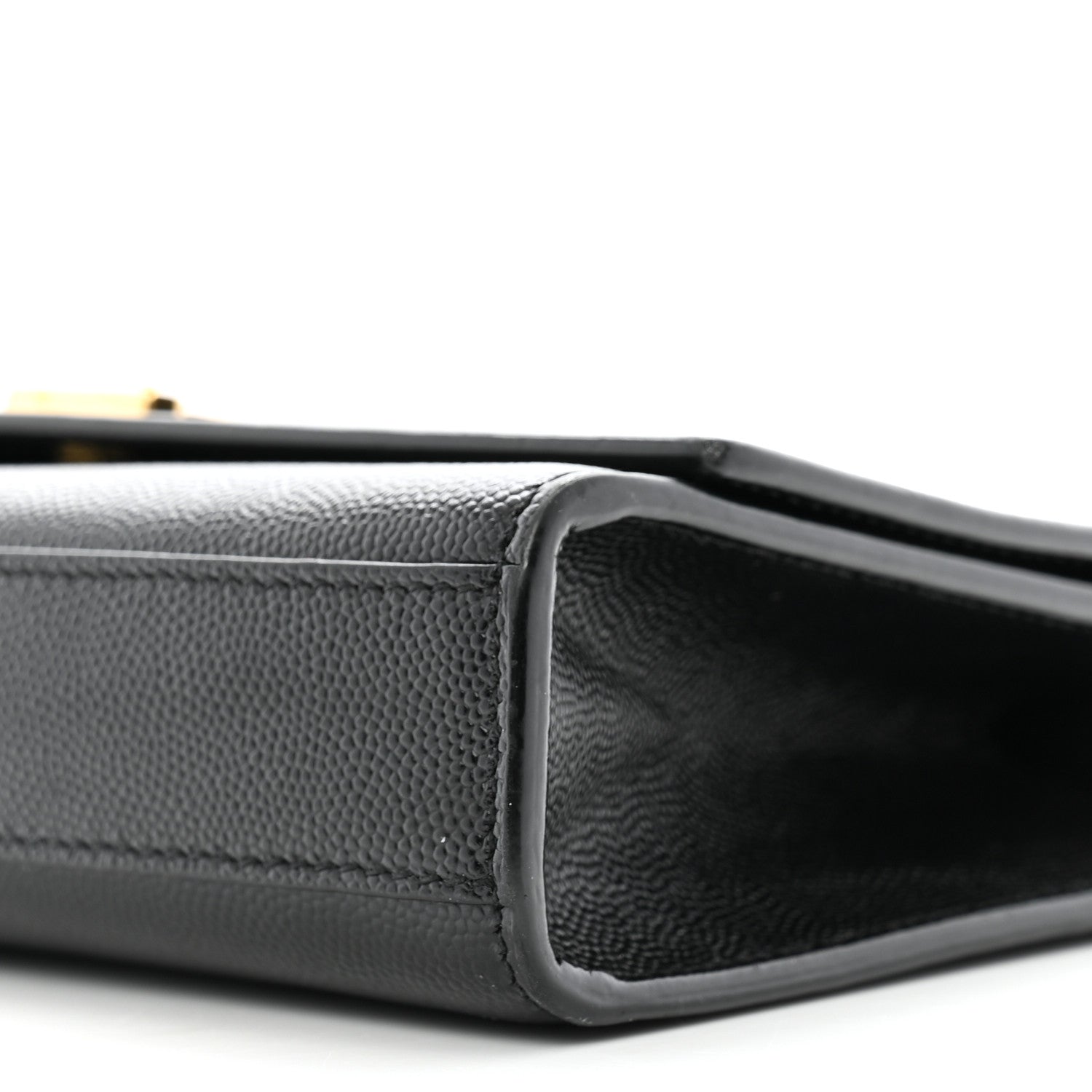 Saint Laurent Grain De Poudre Small Monogram Kate Satchel Black 10 of 13