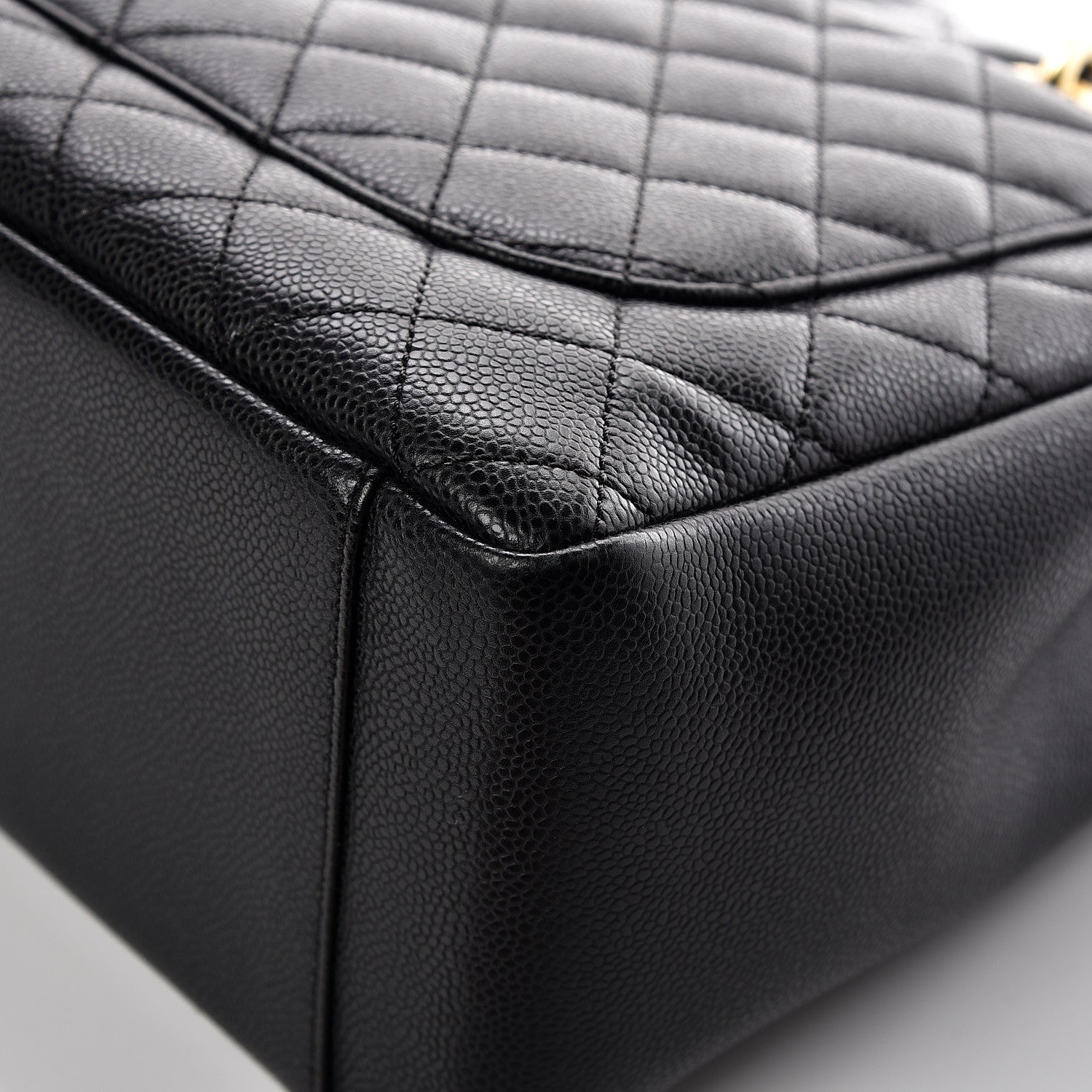 Chanel Caviar Quilted Grand Shopping Tote GST Black 13 of 15
