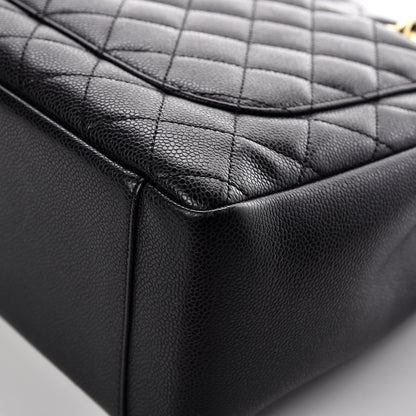 Chanel Caviar Quilted Grand Shopping Tote GST Black 13 of 15