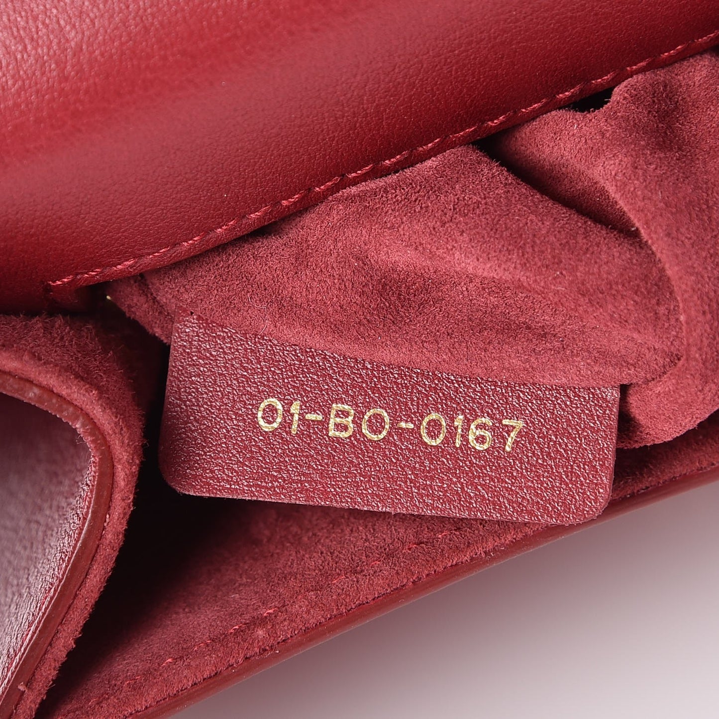 Smooth Calfskin Mini C'est Flap Bag Red
