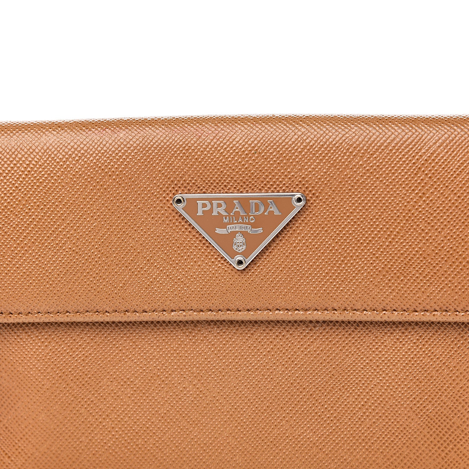 Prada Saffiano French Wallet Ocra 7 of 10