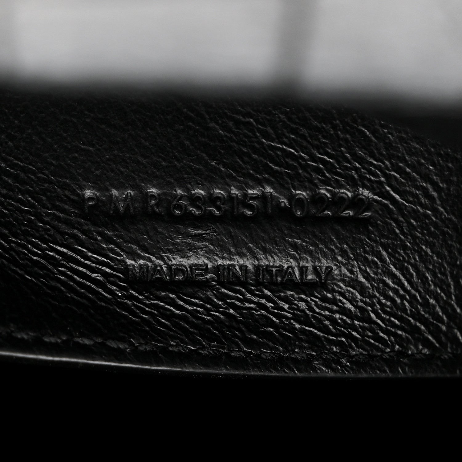 Saint Laurent Calfskin Crocodile Embossed Matelasse Monogram Baby Niki Chain Satchel Black 16 of 25