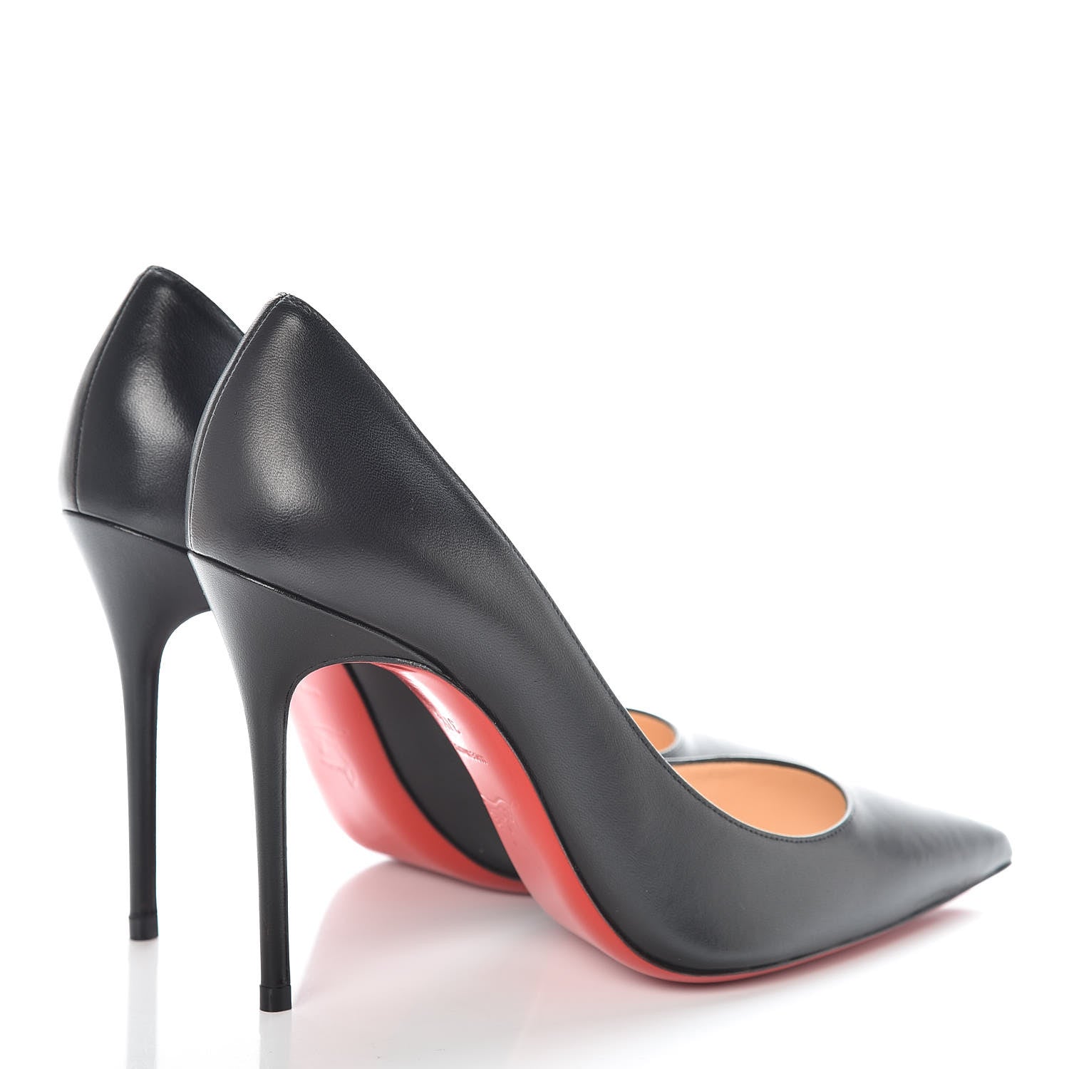 Christian Louboutin Shiny Nappa Decollete 554 100 Pumps 37.5 Black 4 of 8