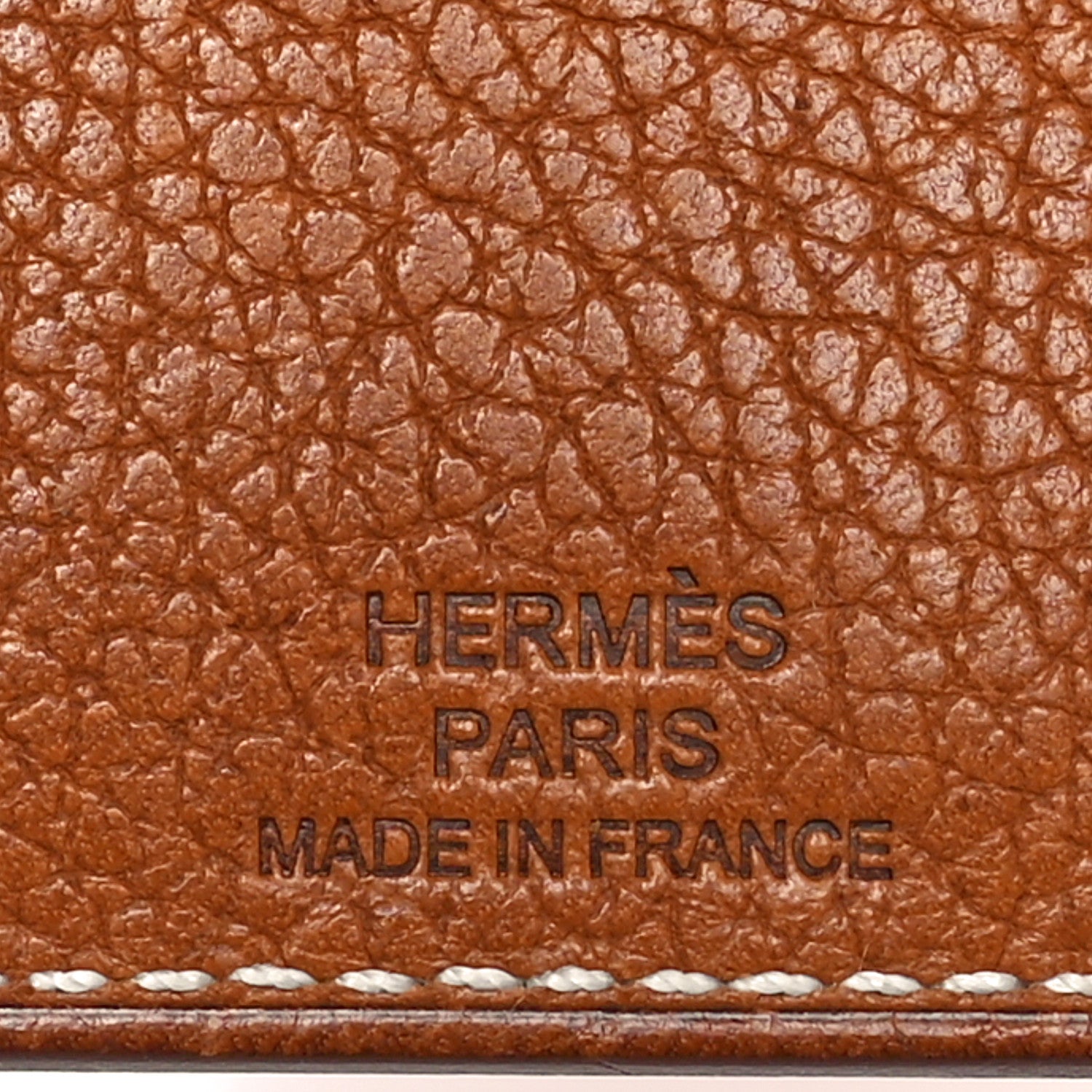 Hermes Barenia Faubourg Epsom Evercolor Les Petits Chevaux Card Holder Fauve Craie Beige De Weimar 6 of 9