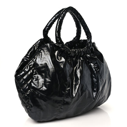 Chanel Nylon Quilted Cabas  Black 3 of 10