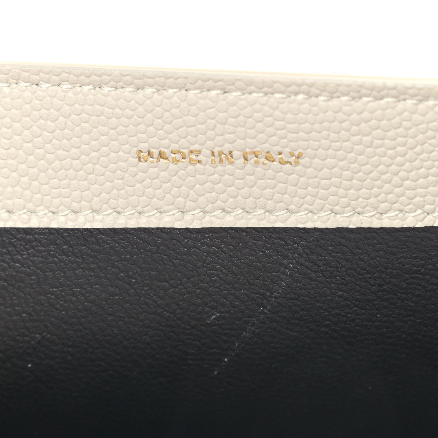 Saint Laurent Grain de Poudre Mini Uptown Crossbody Bag Blanc Vintage 9 of 10