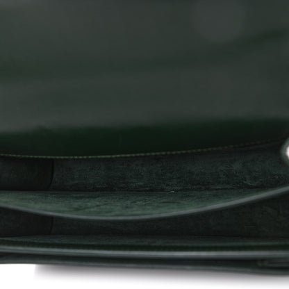 Saint Laurent Calfskin Medium Monogram Sunset Dark Green 4 of 4
