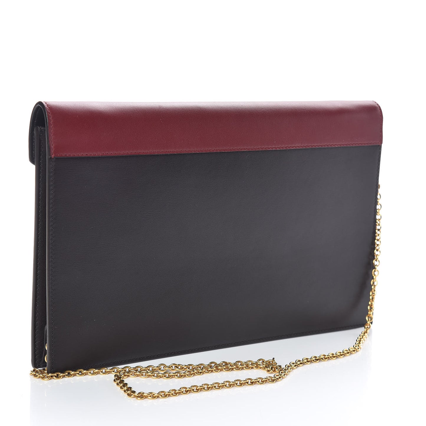 Cobra Shiny Calfskin Clutch On A Chain