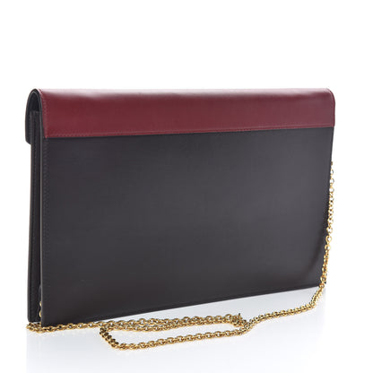 Celine Cobra Shiny Calfskin Clutch On A Chain 3 of 9