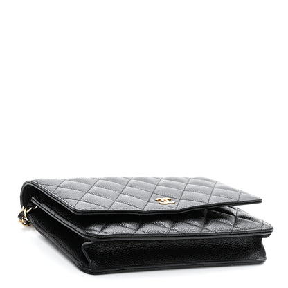 Chanel Caviar Quilted Wallet on Chain WOC Black 4 of 12