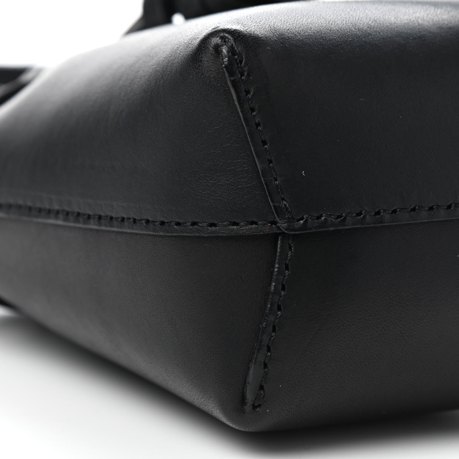 Mansur Gavriel Calfskin Baby Bucket Bag Black Flamma 8 of 9