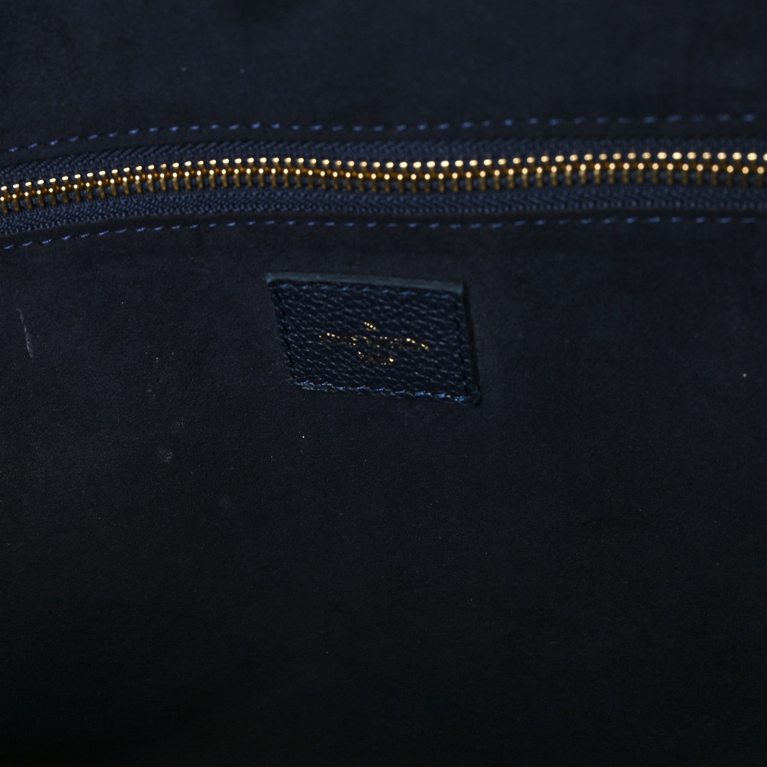 Louis Vuitton Empreinte Monogram Giant Neverfull MM Navy 9 of 9