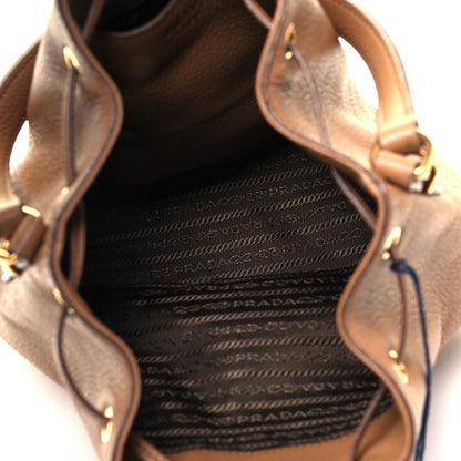 Prada Vitello Daino Bucket Bag Cannella 4 of 7
