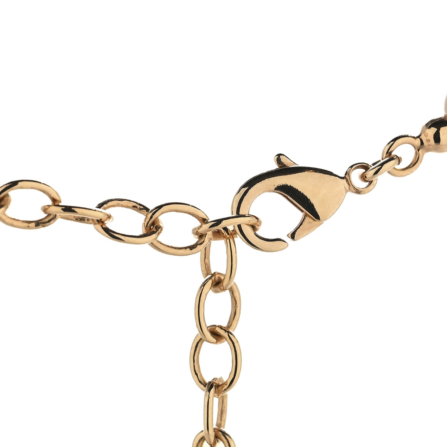 Christian Dior Pearl 30 Montaigne Bee Choker Necklace Gold Pink 4 of 6