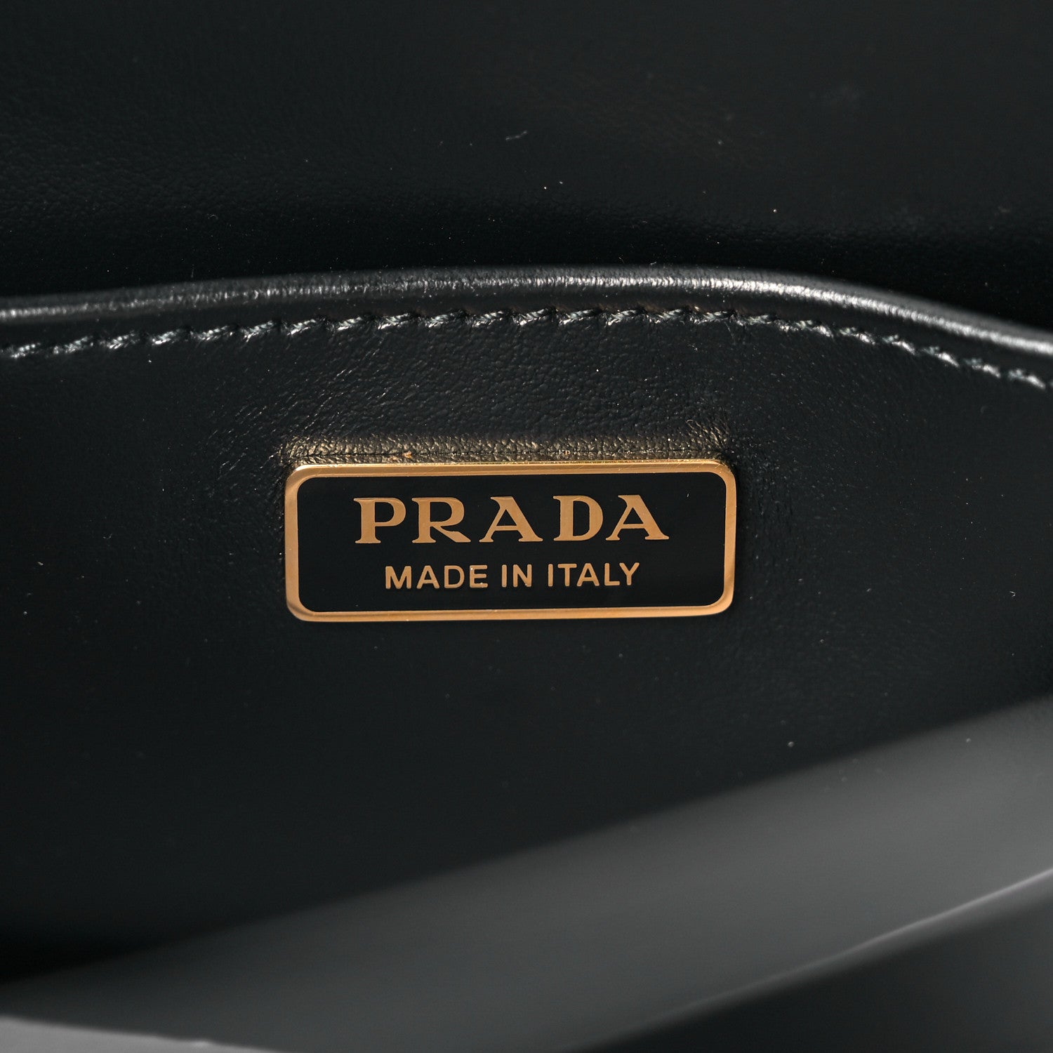 Prada Jacquard Saffiano Triangolo Symbole Embroidered Micro Tote Black Corda 5 of 7