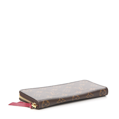 Louis Vuitton Monogram Clemence Wallet Fuchsia 3 of 6