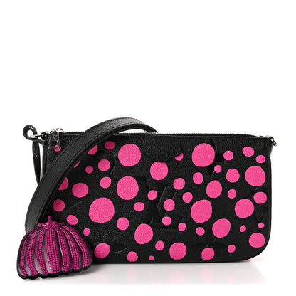Louis Vuitton LV X YK Empreinte Multi Pochette Accessories Large Pochette Black Fuchsia 1 of 9