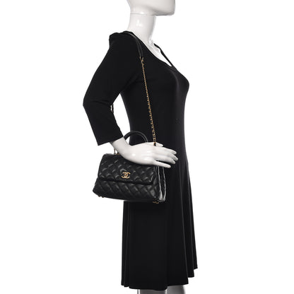 Chanel Caviar Quilted Mini Coco Handle Flap Black 2 of 11