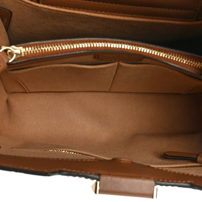Jimmy Choo Calfskin Medium Varenne Top Handle Satchel Tan 5 of 12