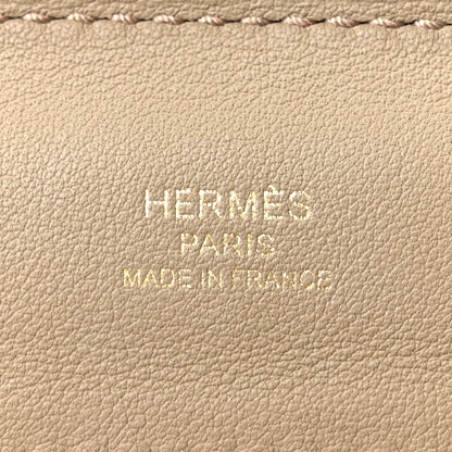 Hermes Evercolor Swift 21 24/24 Beige Marfa New White 6 of 11
