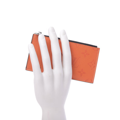 Louis Vuitton Taigarama Coin Card Holder Orange 2 of 7