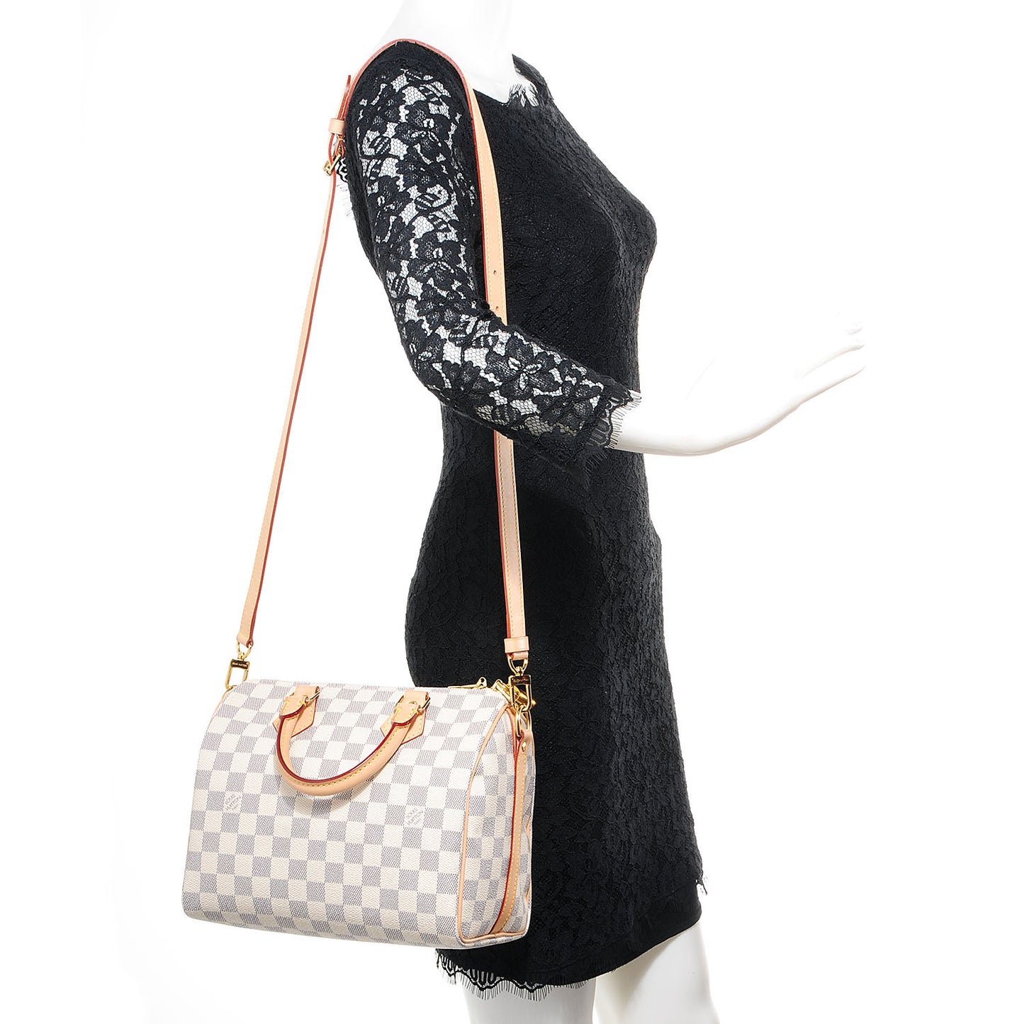 Damier Azur Speedy Bandouliere 25