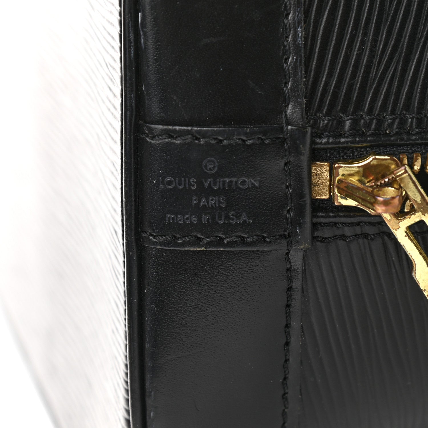 Louis Vuitton Epi Alma PM Black 18 of 19