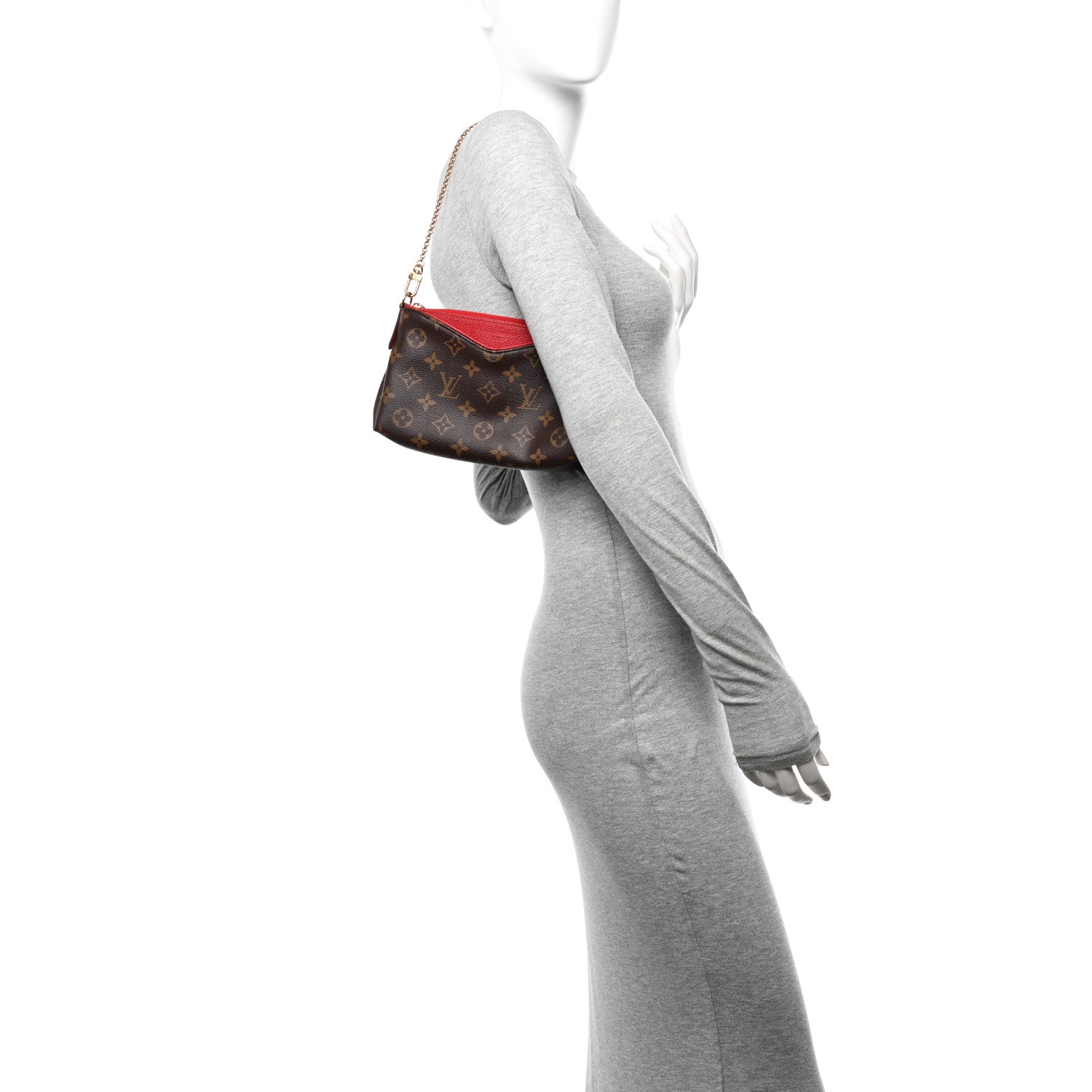 Louis Vuitton Monogram Pallas Clutch Cherry 2 of 11