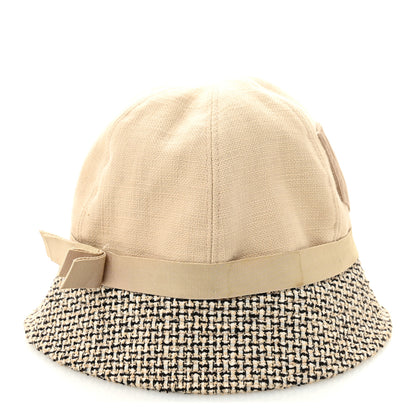 Chanel Tweed Bucket Hat 57 Beige 3 of 10