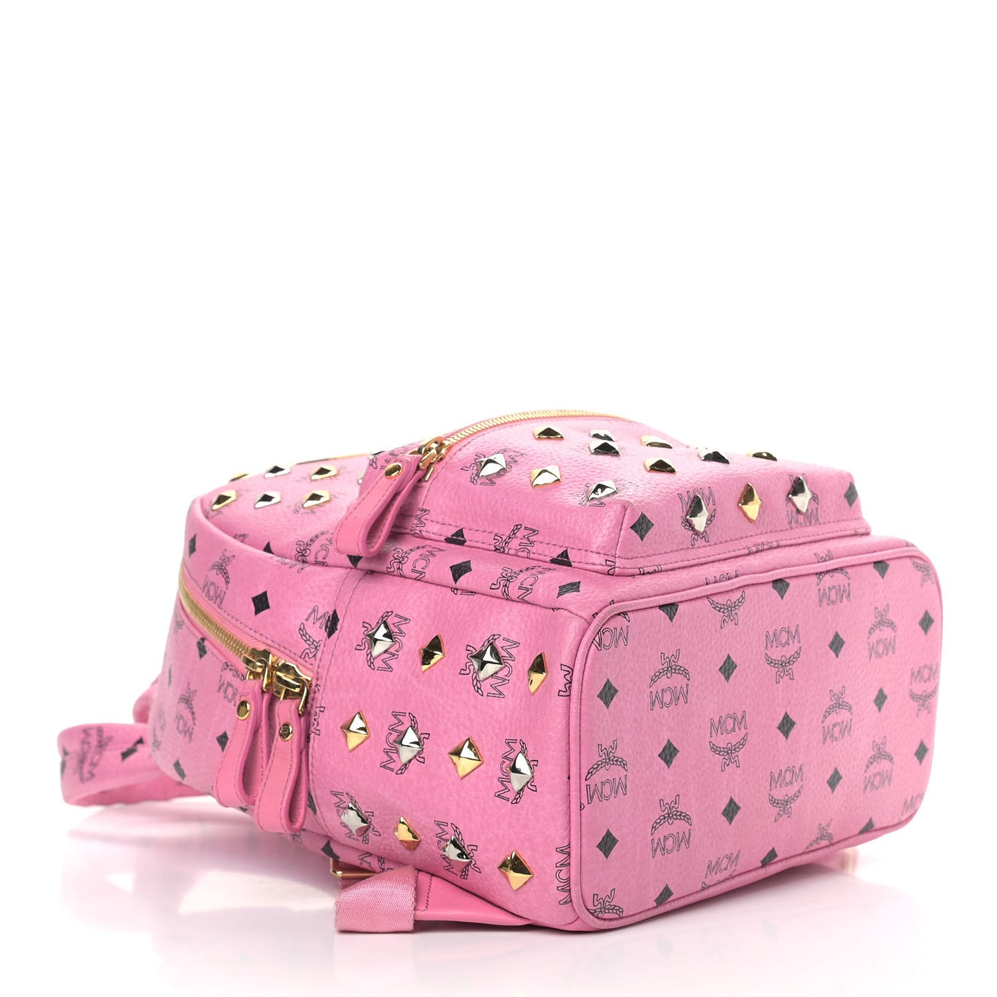 Visetos Small Studded Stark Backpack Pink
