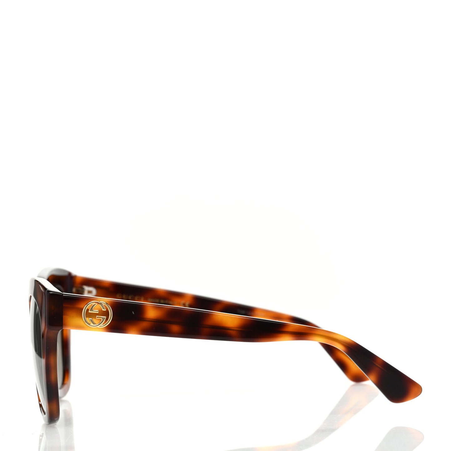Acetate Square Frame Sunglasses GG0029S Tortoise