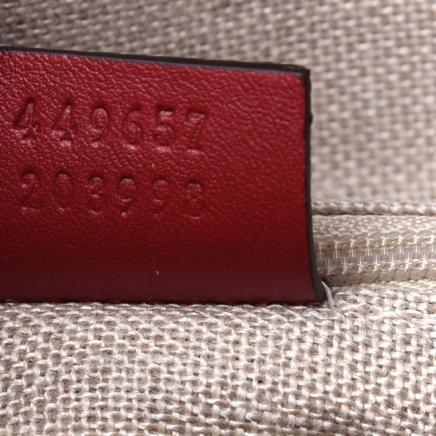 Soft Microguccissima Dome Satchel Red