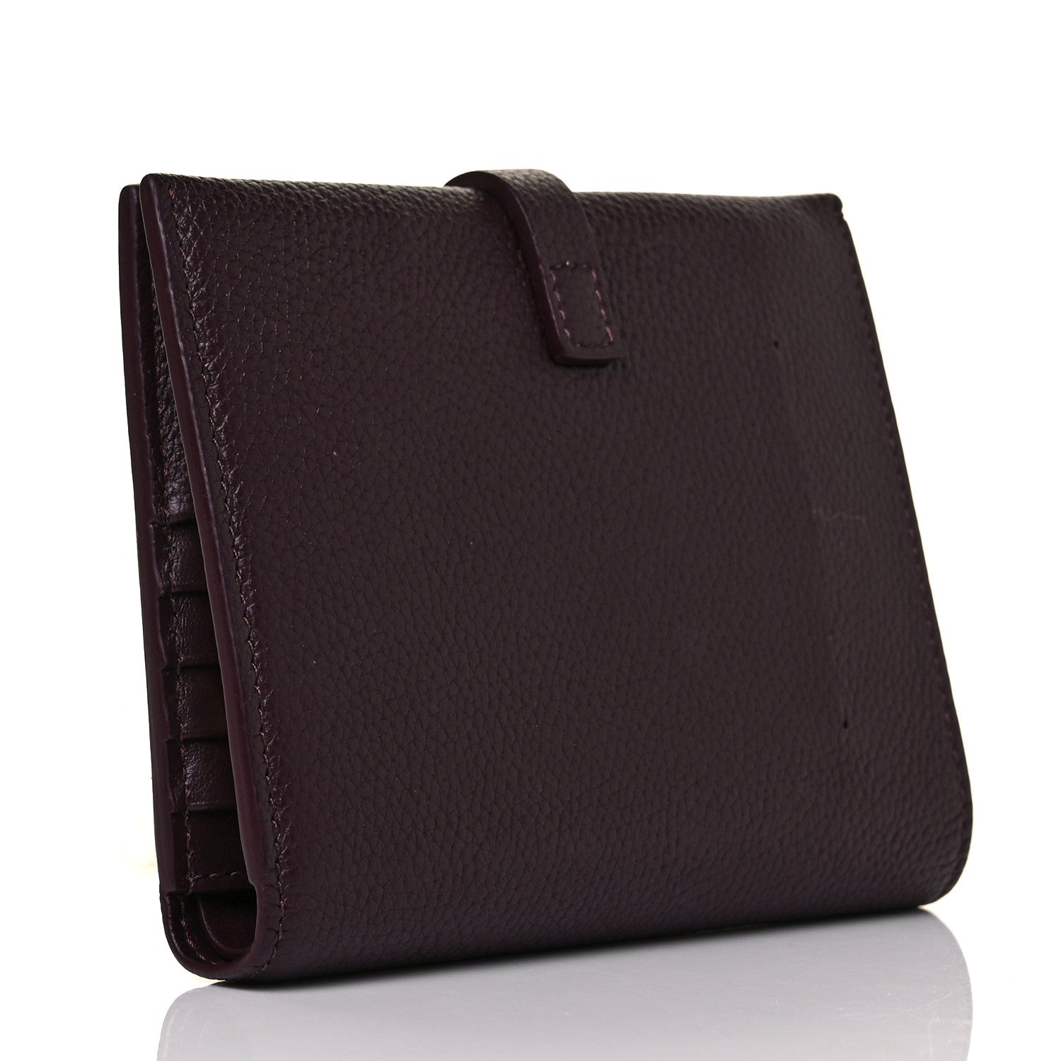 Burberry Grainy Calfskin Monogram Motif Folding Wallet Brown 3 of 9