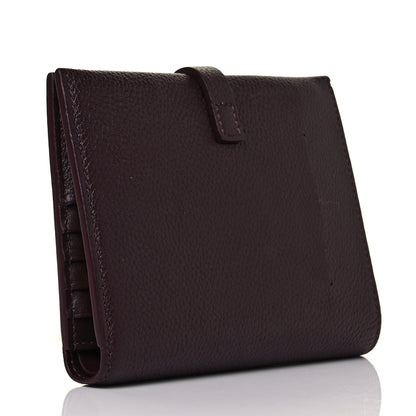 Burberry Grainy Calfskin Monogram Motif Folding Wallet Brown 3 of 9