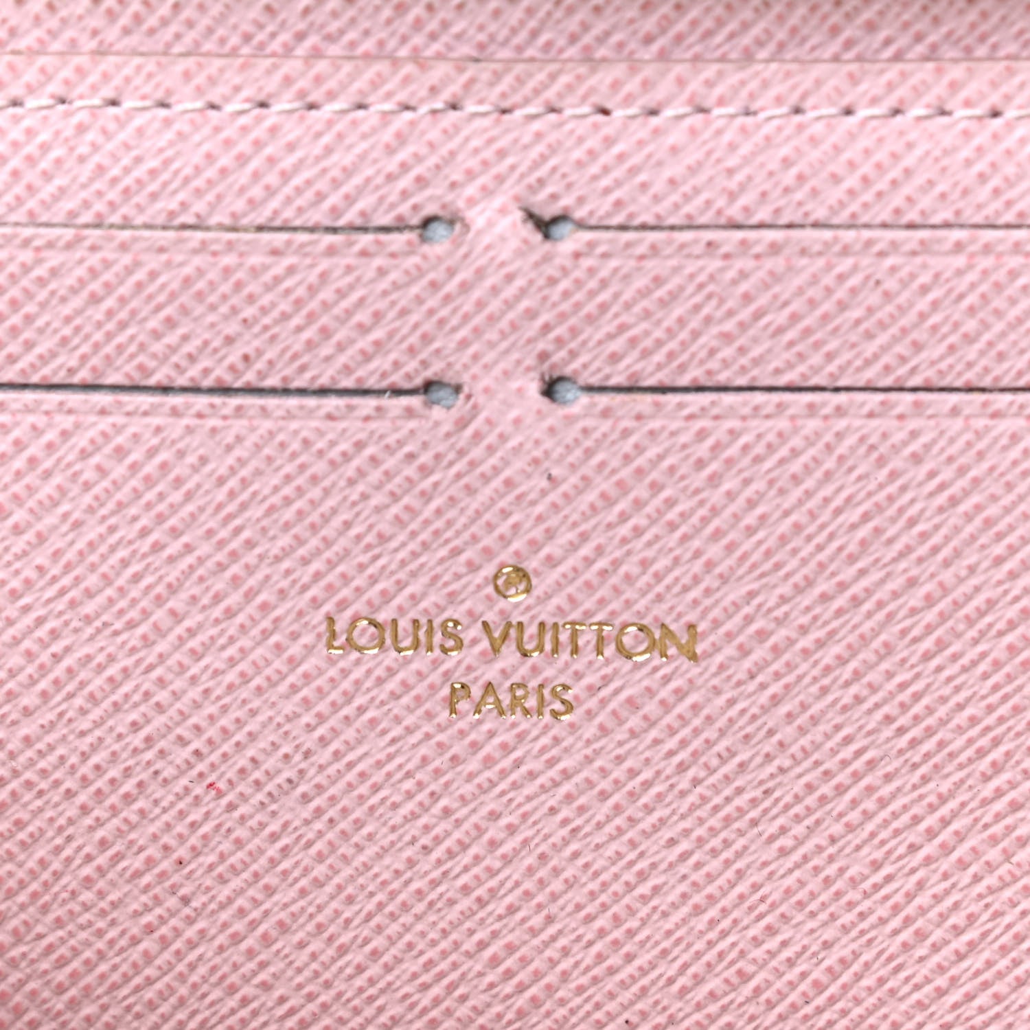 Louis Vuitton Damier Azur Clemence Wallet Rose Ballerine 6 of 8