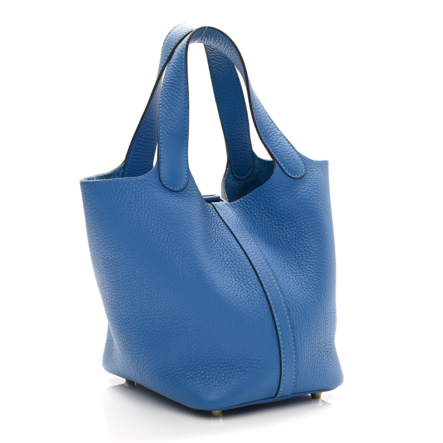 Hermes Taurillon Clemence Picotin Lock 18 PM Mykonos 3 of 11