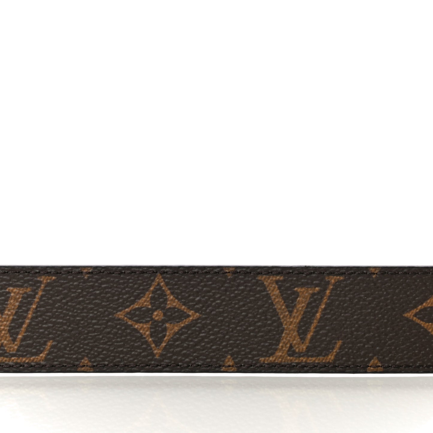 Calfskin Monogram 30mm LV Initiales Reversible Belt 75 30 Black