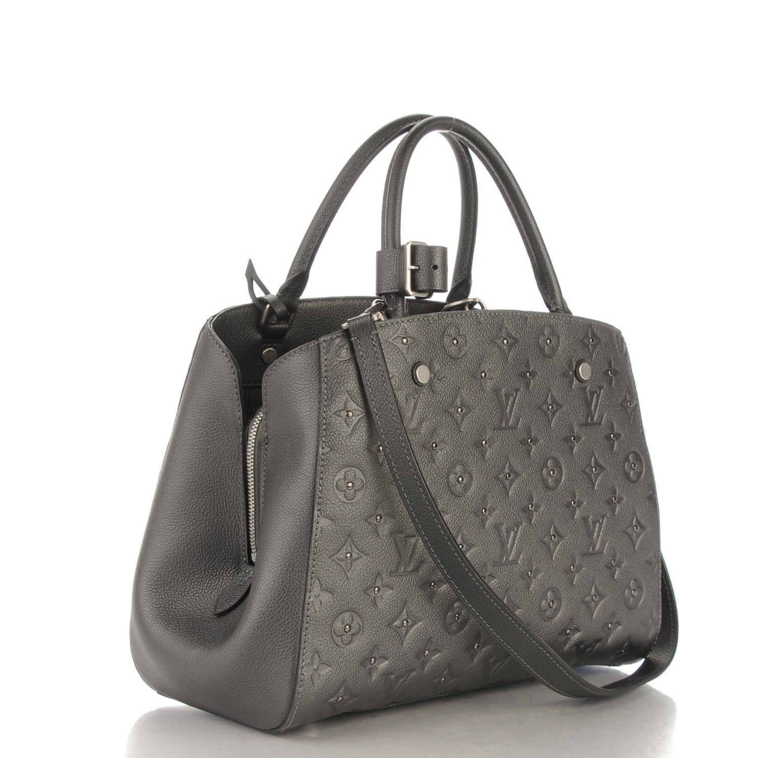 Louis Vuitton Empreinte Studded Montaigne MM Platine 3 of 7