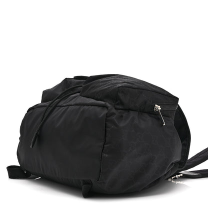 Gucci Nylon Monogram Medium Light Single Buckle Backpack Black 11 of 11