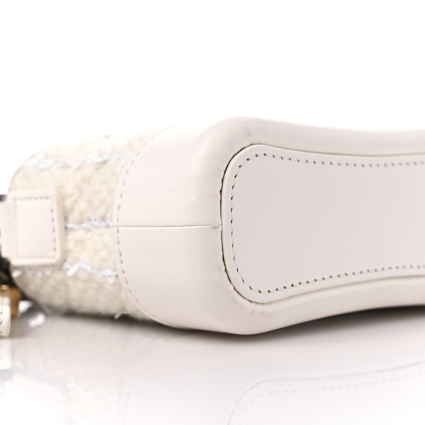 Lambskin Calfskin Tweed Success Story Set of 4 Minis Bags White