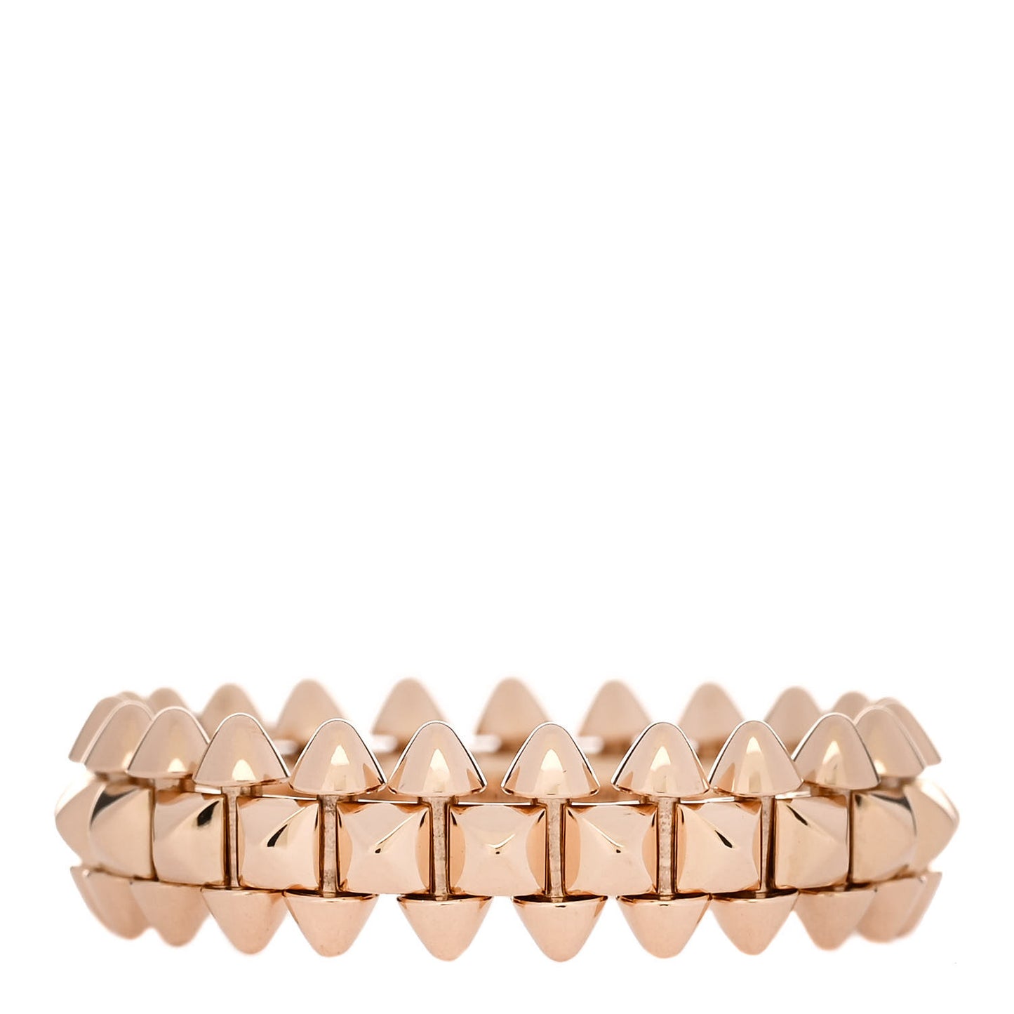 18K Pink Gold SM Clash De Cartier Ring 56 7.5