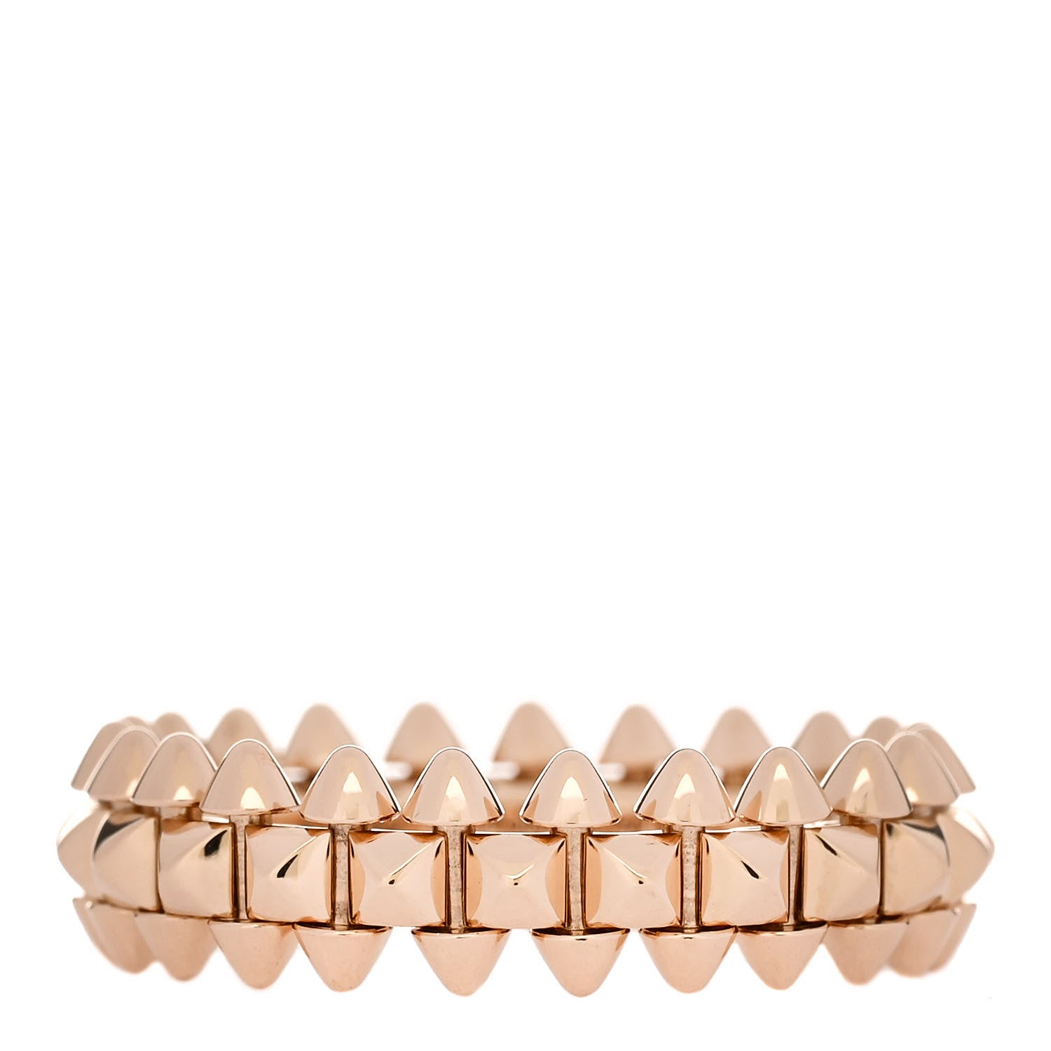 Cartier 18K Pink Gold SM Clash De Cartier Ring 56 7.5 1 of 5