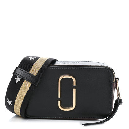 Marc Jacobs Saffiano Small Snapshot Camera Bag Black Multi 1 of 5