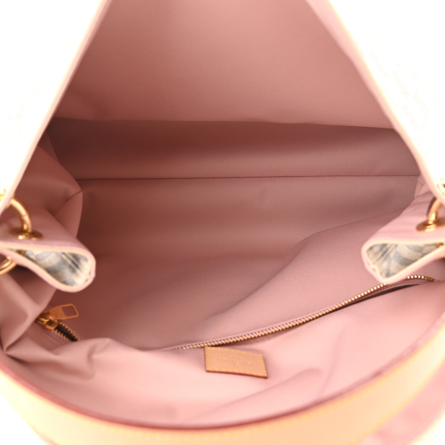 Louis Vuitton Damier Azur Graceful MM Rose Ballerine 5 of 9