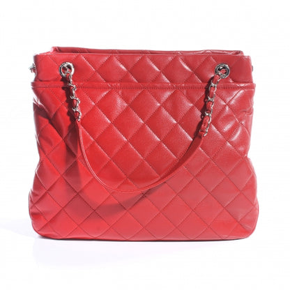 Chanel Caviar Timeless Large Shopping Tote Red 3 of 7