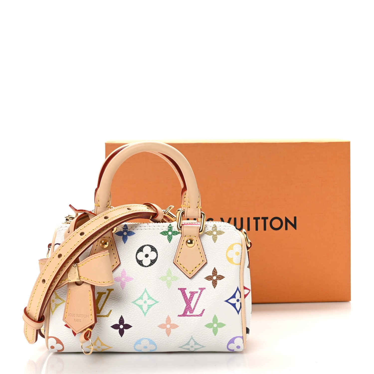 Louis Vuitton LV X TM Monogram Multicolor Nano Speedy White 9 of 9
