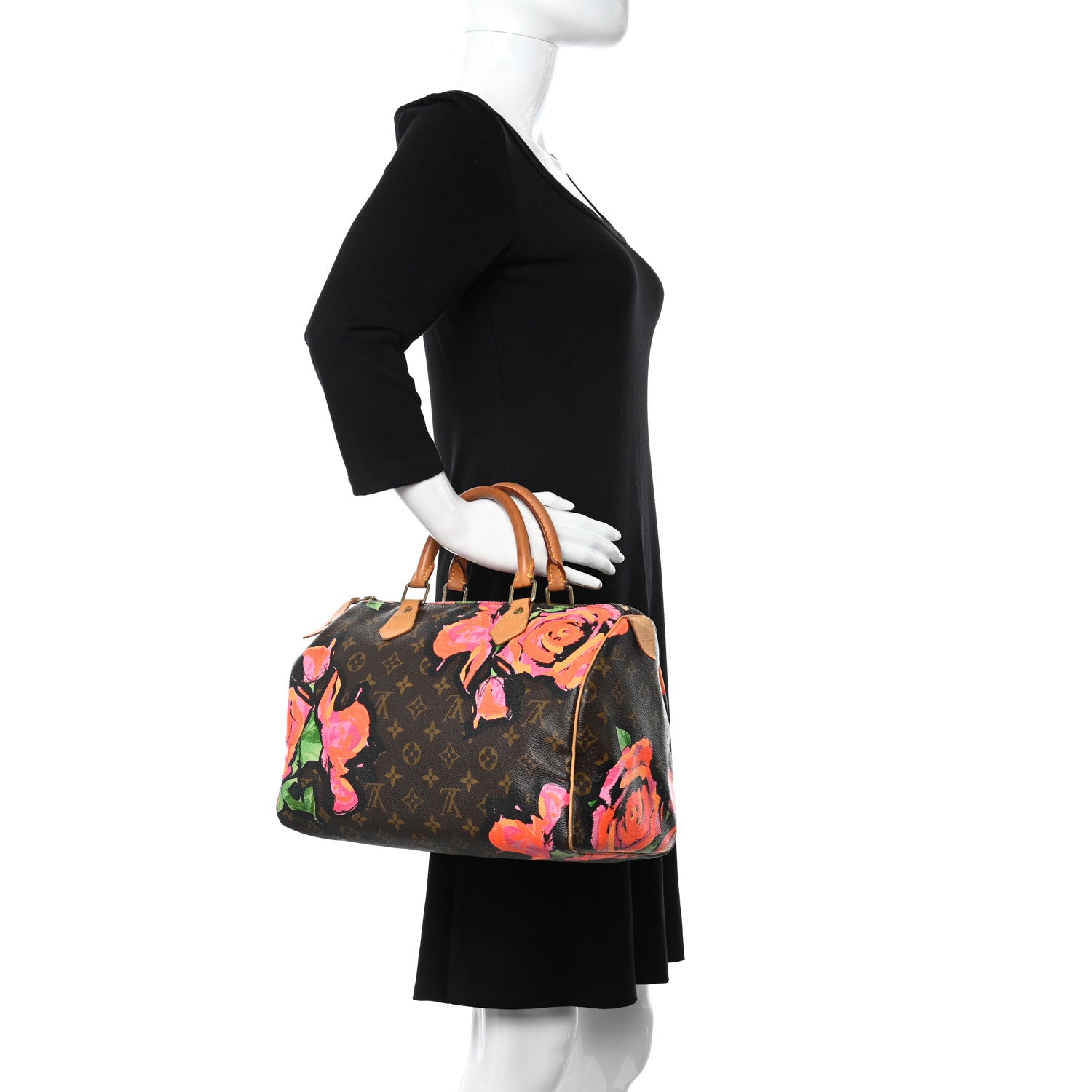 Louis Vuitton Monogram Roses Speedy 30 2 of 10